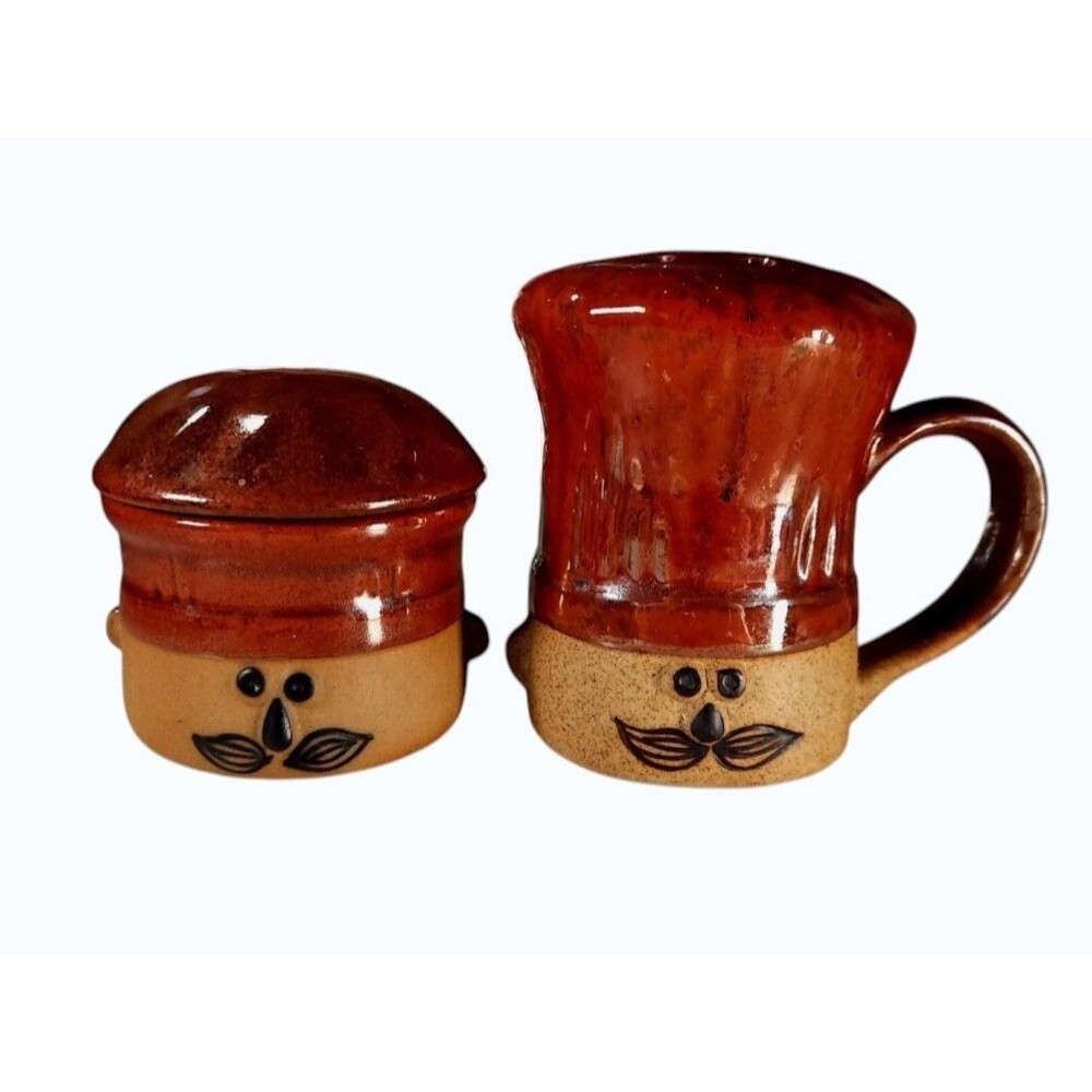 Vintage Takahashi San Francisco Le Chef Cheese Shaker & Lidded Sugar Bowl Set